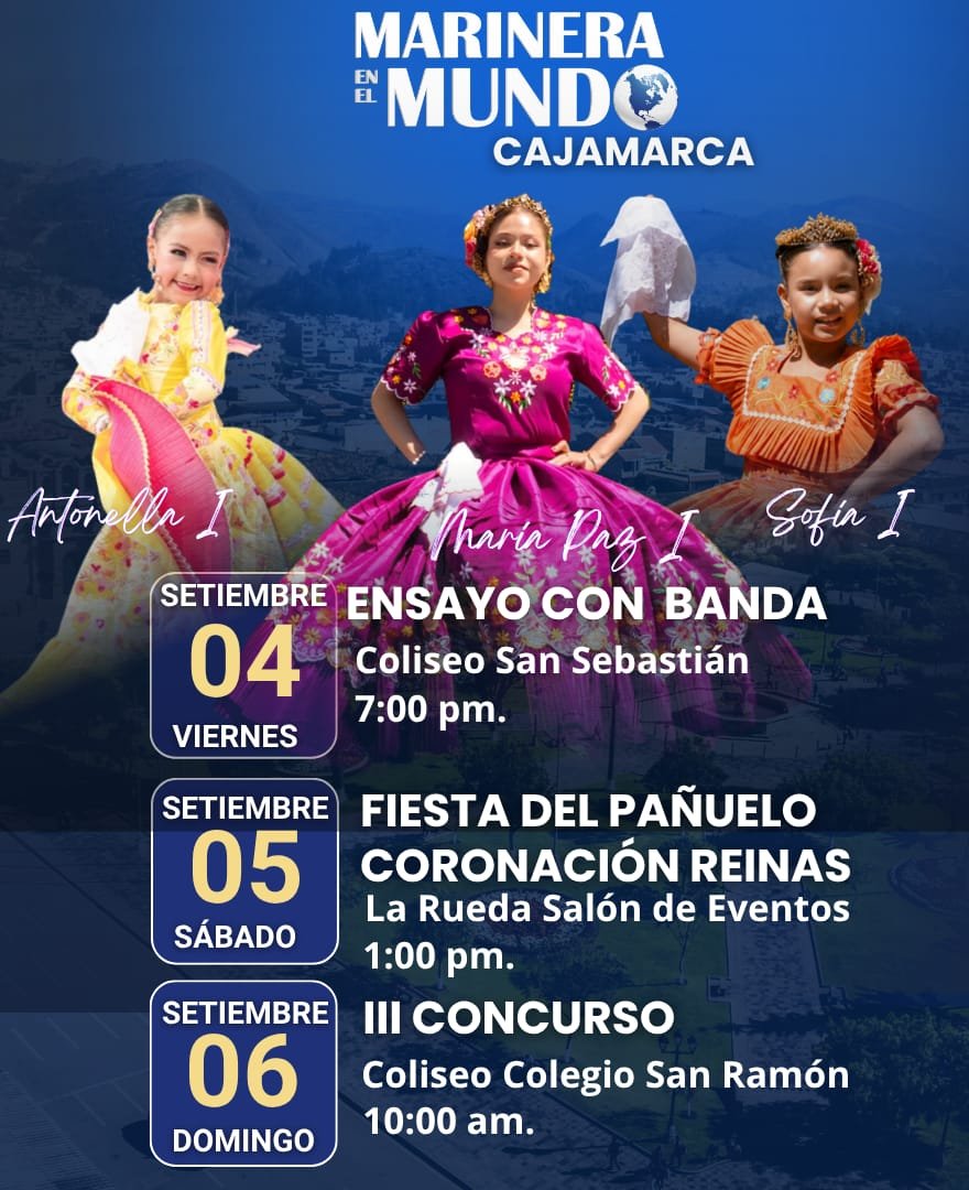 CONCURSO MARINERA EN EL MUNDO CAJAMARCA